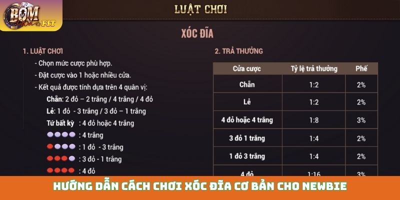 Cách chơi xóc đĩa - Đặt đâu thắng đó, bí quyết làm giàu Hướng dẫn cách chơi xóc đĩa cơ bản cho newbie